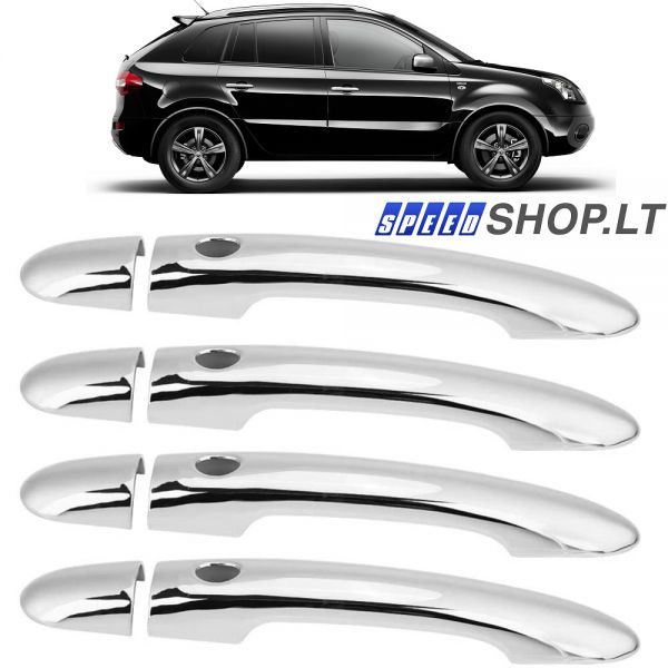 Renault Koleos chromuotos durų rankenėlės